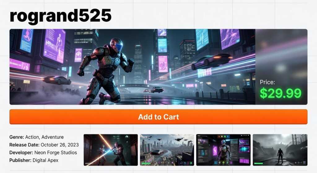 how much is the rogrand525 game on pc